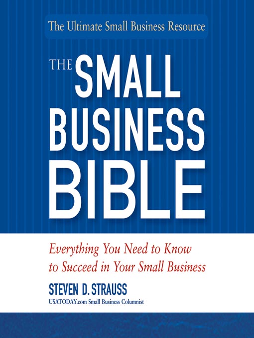 Title details for The Small Business Bible by Steven D. Strauss - Wait list